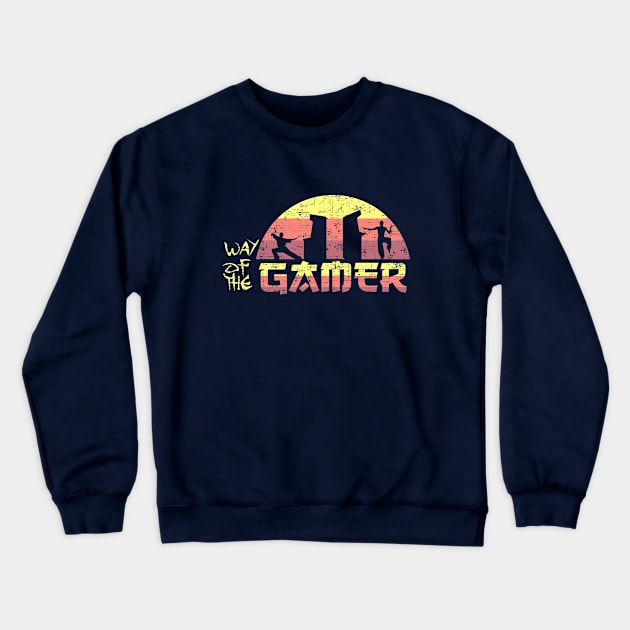 Way of the Gamer Crewneck Sweatshirt by artlahdesigns